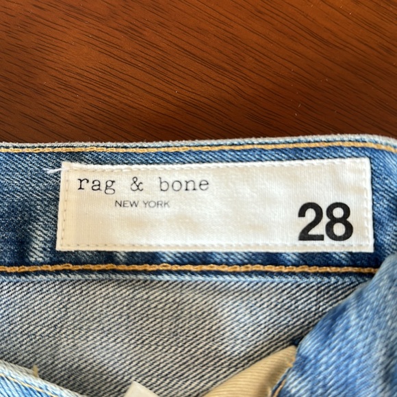 Rag & Bone Denim Hi Waist Shorts - Picture 4 of 5